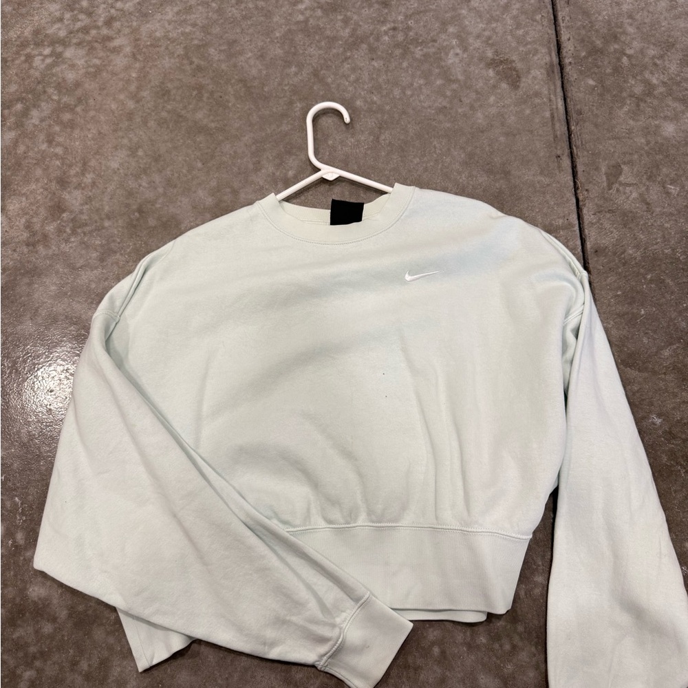 Nike Women's Light Green Sweatshirt